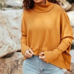 Free People Juicy Long-Sleeve Top, Canyon Moon, Small, NWT